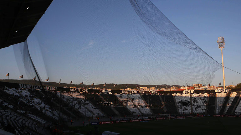 Το προστατευτικό δίχτυ που τοποθετήθηκε για λόγους ασφαλείας