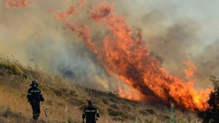 Σέρρες: Πυρκαγιά σε δασική έκταση στο όρος Μπέλλες