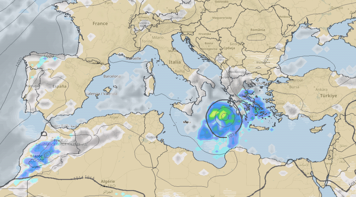 Ο κυκλώνας την Παρασκευή 