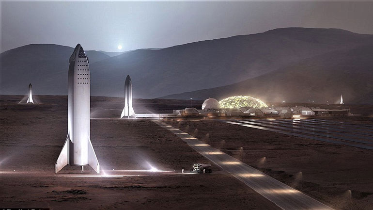 Αυτή είναι η διαστημική βάση που οραματίζεται o Έλον Μασκ στον Άρη