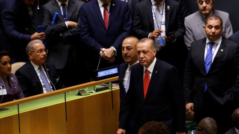 Αποχώρησε ο Ερντογάν την ώρα που μιλούσε ο Τραμπ στον ΟΗΕ
