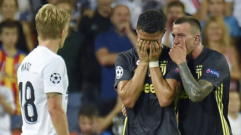 UEFA: Μία αγωνιστική στον Ρονάλντο για την αποβολή του