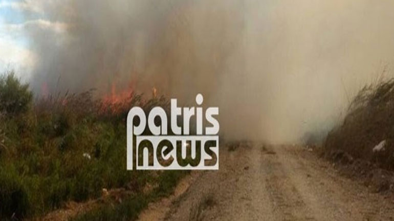 Πύργος: Υπό μερικό έλεγχο η φωτιά στην Σπιάτζα
