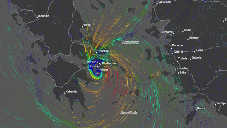 Η προσοχή της Πολιτικής Προστασίας στραμμένη στο Β.Α. Αιγαίο