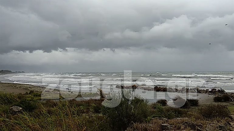 Βίντεο από τη φουσκοθαλασσιά στη Σκάλα Λακωνίας