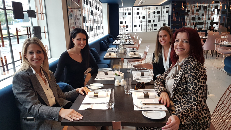 Απο δεξιά, Αγγέλα Μπιτσάνη, Δήμητρα Σούλη, Έλενα Σαγανά και Ιωάννα Τζώρτζη