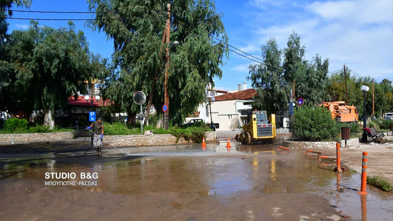 Αργολίδα: Εικόνες αποκάλυψης στο Κιβέρι από το πέρασμα του «Ζορμπά» Αργολίδα: Εικόνες αποκάλυψης στο Κιβέρι από το πέρασμα του «Ζορμπά»