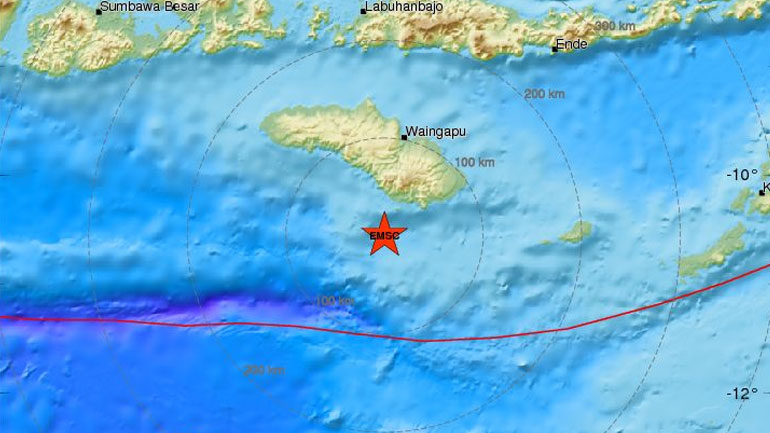 Σεισμός 5,8R στην Ινδονησία