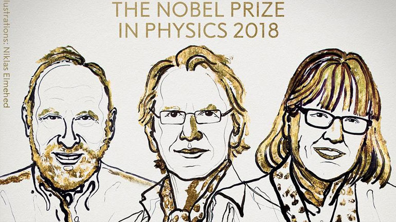 Τρεις επιστήμονες μοιράζονται το βραβείο Νόμπελ Φυσικής