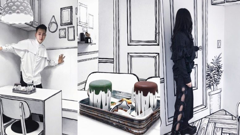 Οφθαλμαπάτη: Ένα δυσδιάστατο καφέ στη Σεούλ