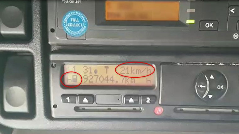 Εντοπίστηκαν φορτηγά  με «πειραγμένους» ταχογράφους στη Λητή Θεσσαλονίκης