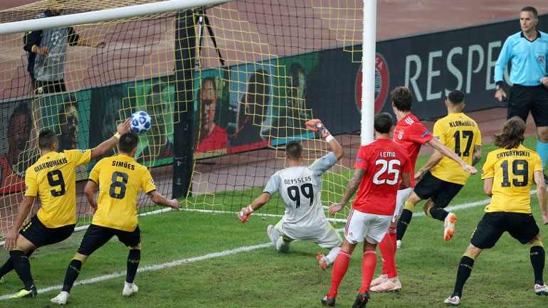 Η παρακάμερα του αγώνα ΑΕΚ-Μπενφίκα