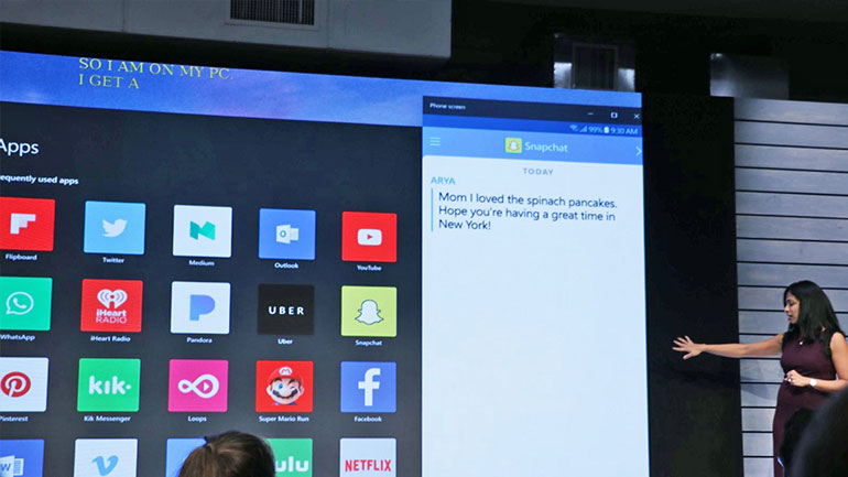 Σύντομα θα μπορείτε να δείτε την οθόνη του κινητού σας στα Windows 10