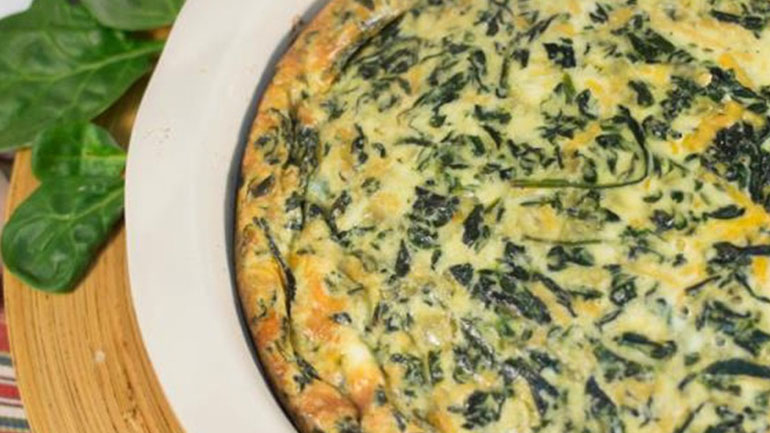 Εύκολη σπανακόπιτα χωρίς φύλλο