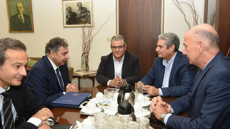 Συνάντηση του Δ. Κουτσούμπα με αντιπροσωπεία της ΕΣΕΕ