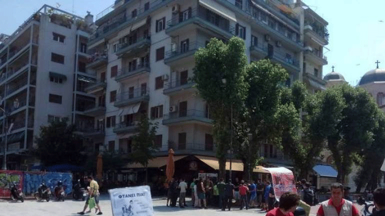 Θεσσαλονίκη: Πορεία διανομέων φαγητού στην πόλη