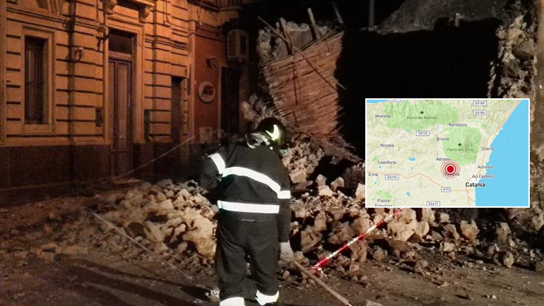 Πανικό προκάλεσε ο σεισμός 4,8 Ρίχτερ στη Σικελία
