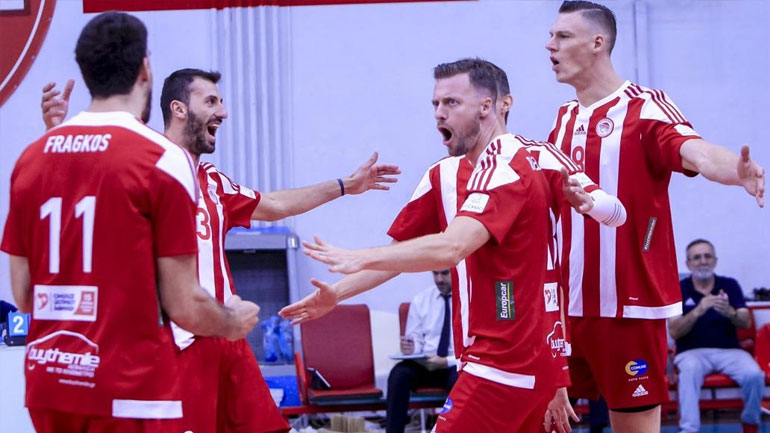 Βόλεϊ: Στα ημιτελικά του Λιγκ Καπ «Νίκος Σαμαράς» ο Ολυμπιακός