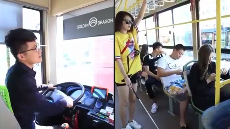 Μάγκας και έξυπνος ο οδηγός λεωφορείου!