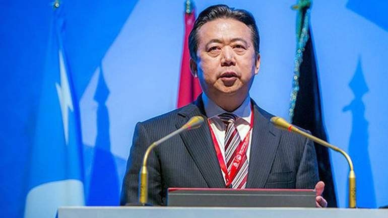 Οι κινεζικές αρχές ανακοίνωσαν ότι πραγματοποιείται έρευνα κατά του προέδρου της Ιντερπόλ «για παραβιάσεις του νόμου»