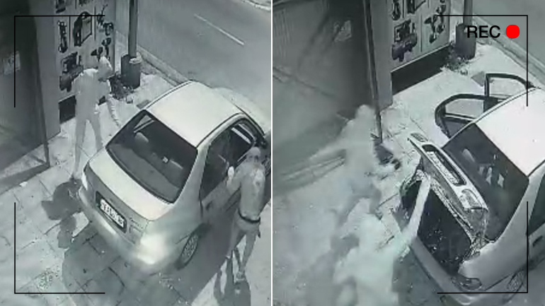 Καρέ-καρέ η θρασύτατη ληστεία στη Ρετσίνα