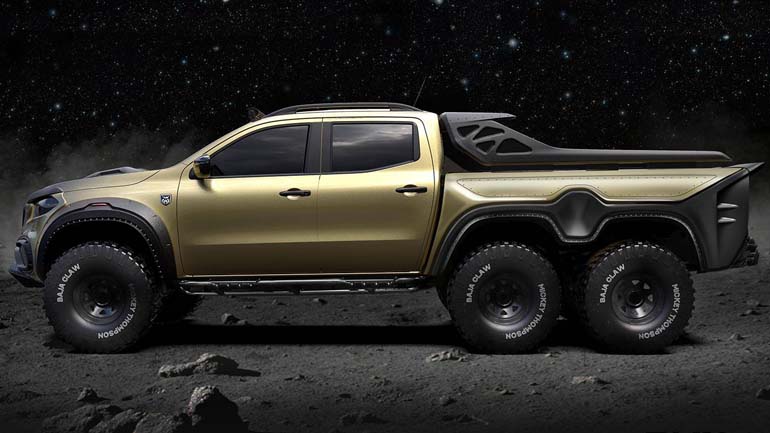 Mercedes X-Class με έξι τροχούς