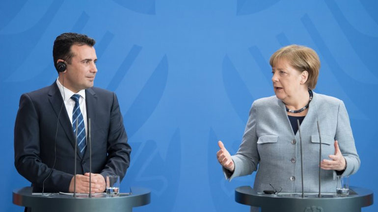 Μέρκελ σε Ζάεφ: Η Συμφωνία των Πρεσπών παρέχει τις ευκαιρίες μιας ιστορικής συνεννόησης