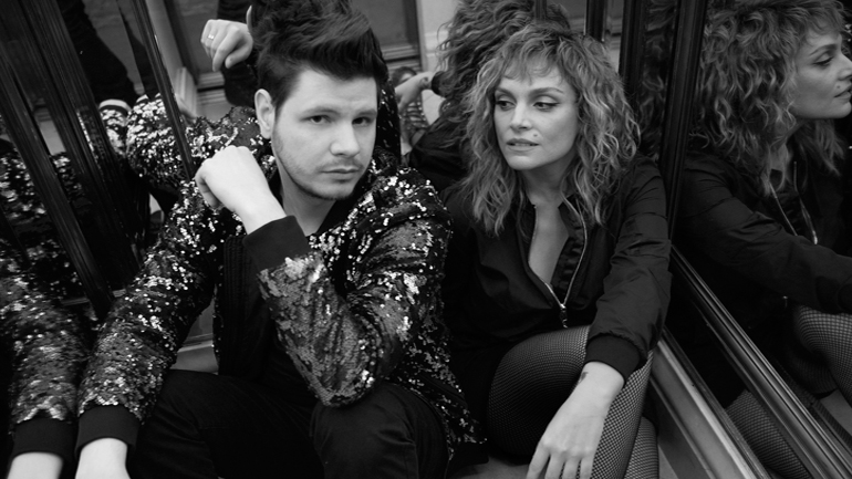 Η Ελεωνόρα Ζουγανέλη  στο Hotel Ερμού