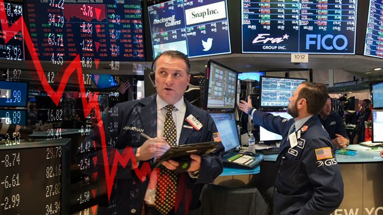 Στο “κόκκινο” ο Dow Jones – “Βουτιά” στα ασιατικά χρηματιστήρια