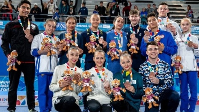 «Χάλκινη» η Σακελλαρίδου σε μικτό ομαδικό αγώνα γυμναστικής