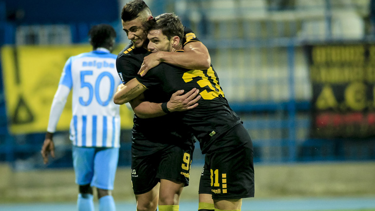 Με ανατροπή η ΑΕΚ, 2-1 τη Λαμία στο Κύπελλο