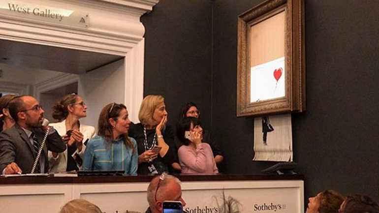 Διπλασιάστηκε η αξία του «κατεστραμμένου» Banksy – Θα εκτεθεί εκ νέου στο κοινό