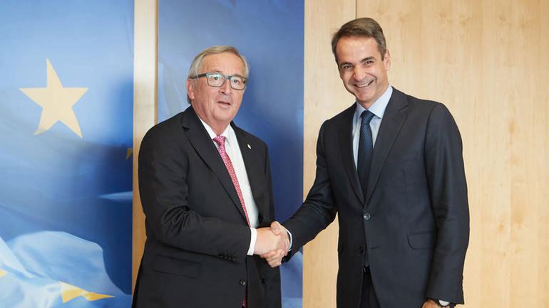 Τετ α τετ Γιούνκερ – Μητσοτάκη στις 17 Οκτωβρίου στις Βρυξέλλες