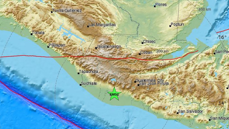 Σεισμός 5,6R στη Γουατεμάλα