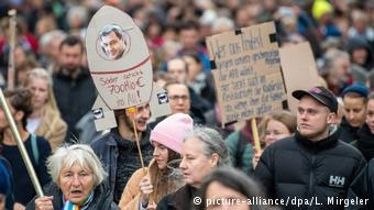 Διαδηλώσεις στο Μόναχο κατά της δεξιάς στροφής του CSU