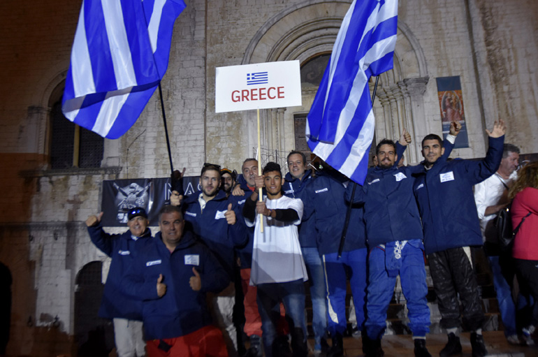 H ελληνική ομάδα 