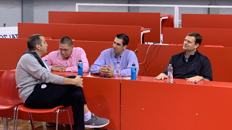 Μπάσκετ: «Άρωμα» ΝΒΑ στην προπόνηση του Ολυμπιακού