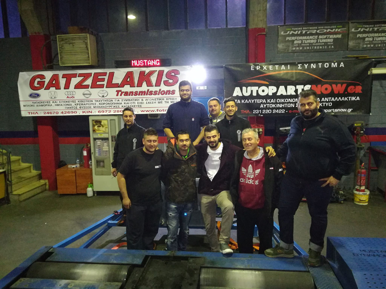 Η ομάδα των δυναμομετρήσεων είναι έτοιμη και όπως βλέπετε... γυαλίζει το μάτι τους!