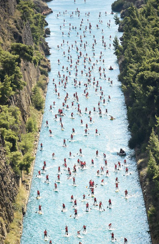 Πάνω από 400 αθλητές συμμετείχαν στο φετινό 8o Corinth Canal SUP Crossing
