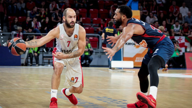 Δεύτερο «διπλό» στη Euroleague για τον Ολυμπιακό, 85-80 την Μπασκόνια
