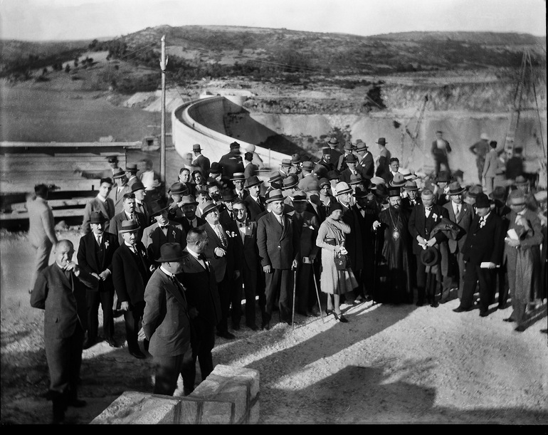 Τα εγκαίνια του έργου του Μαραθώνα, 25. 10.1929.