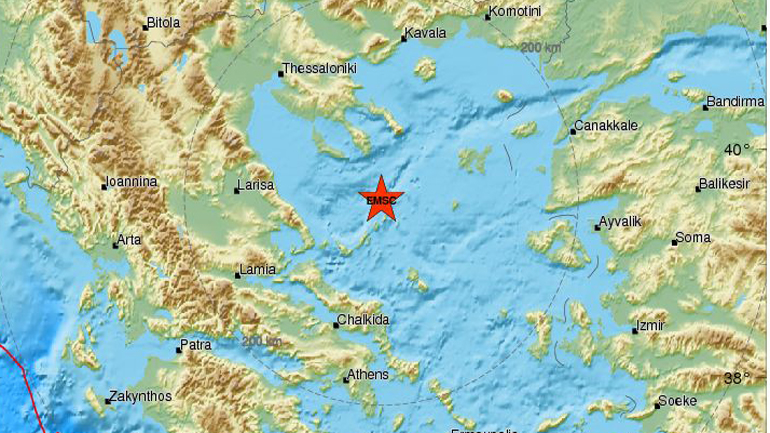 Σεισμός 3 Ρίχτερ στο Αιγαίο
