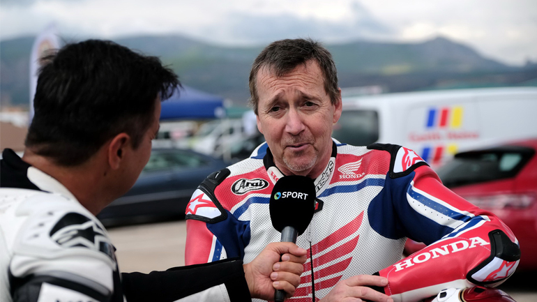 Δεν έλειψε φυσικά και η συνέντευξη στον μίστερ motoGP Δημήτρη Διατσίδη