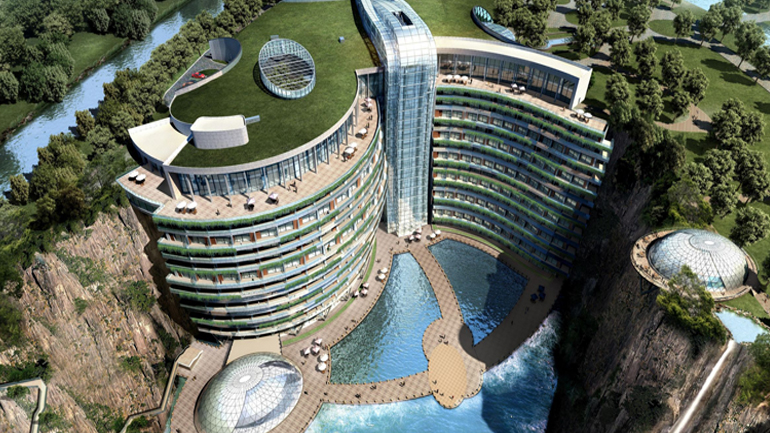 Το πρώτο ξενοδοχείο του κόσμου μέσα σε λατομείο