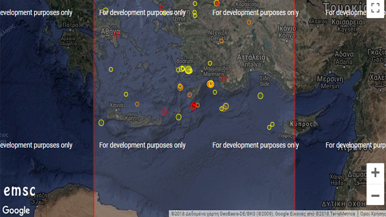 Σεισμός 3 Ρίχτερ στα Δωδεκάνησα