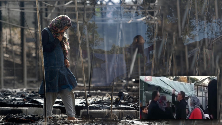 Τραμπουκισμός αστυνομικού σε ηλικιωμένη πρόσφυγα Τραμπουκισμός αστυνομικού σε ηλικιωμένη πρόσφυγα