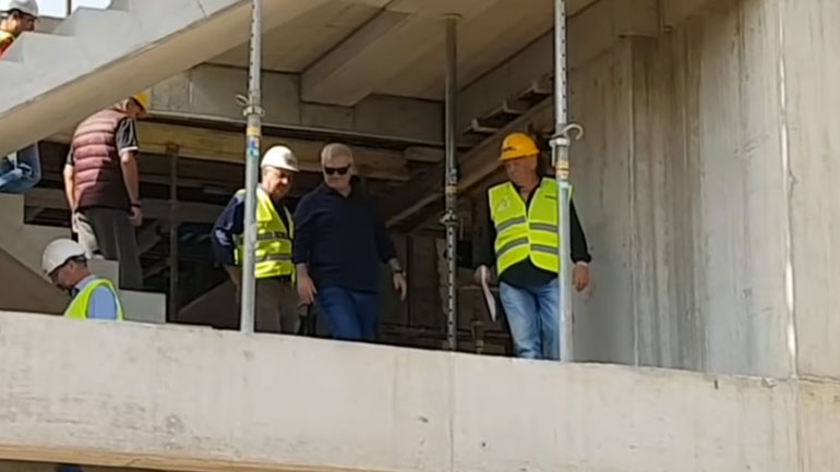 ΑΕΚ: Επιθεώρησε τα έργα στην «Αγια-Σοφιά» ο Δημήτρης Μελισσανίδης