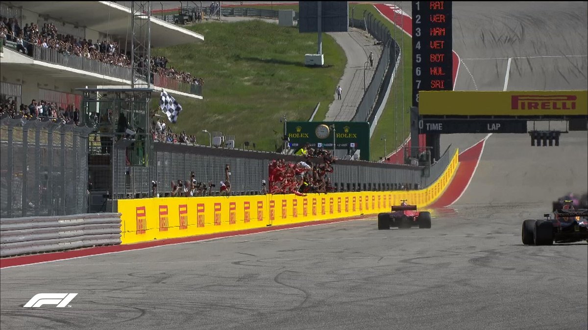 O Raikkonen βλέπει πρώτος την καρό σημαία 