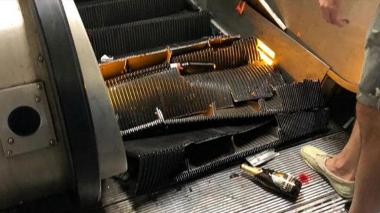 Ιταλία: Είκοσι τραυματίες από κατάρρευση κυλιόμενης σκάλας στο μετρό της Ρώμης