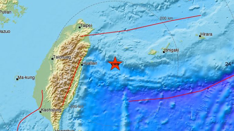 Σεισμός 6R στην Ταϊβάν